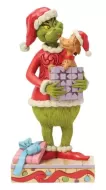 Grinch Holding Gift with Max
