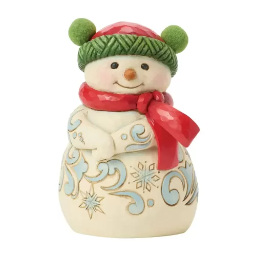 Snowman Pom Pom Hat