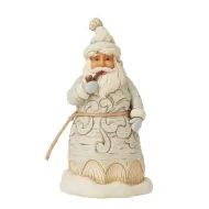Carved Santa With Pipe