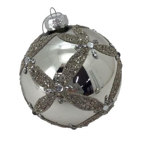 SILVER HARLEQUIN BALL